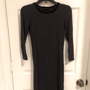 Tight stretchy midi dress